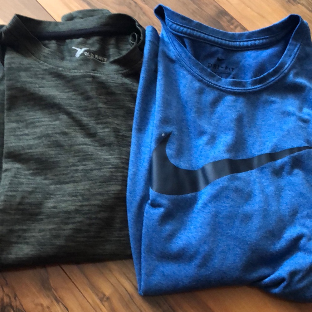Two short sleeves